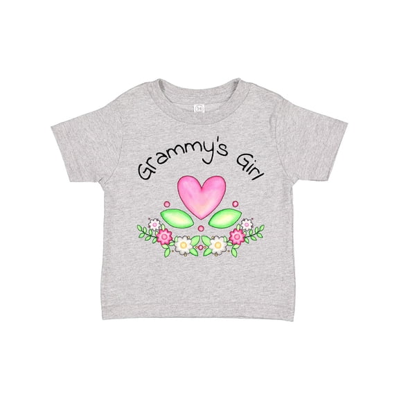 Inktastic Grammy's Girl- Heart Flowers Girls Toddler T-Shirt