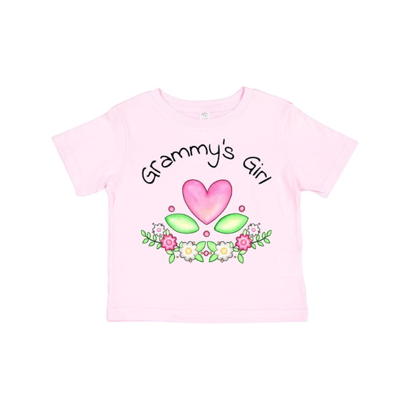 Inktastic Grammy's Girl- Heart Flowers Girls Toddler T-Shirt