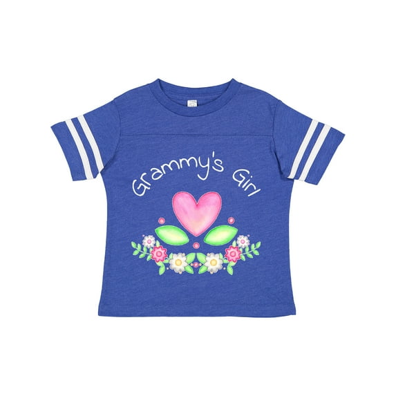 Inktastic Grammy's Girl Heart Flowers Girls Toddler T-Shirt