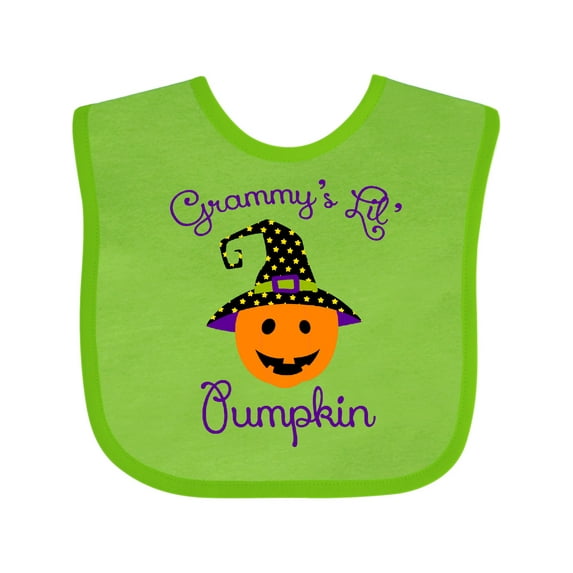 Inktastic Grammy's Lil' Pumpkin Boys or Girls Baby Bib