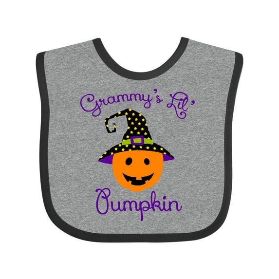 Inktastic Grammy's Lil' Pumpkin Boys or Girls Baby Bib