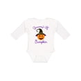 thumbnail image 1 of Inktastic Grammy's Lil' Pumpkin Boys or Girls Long Sleeve Baby Bodysuit, 1 of 5