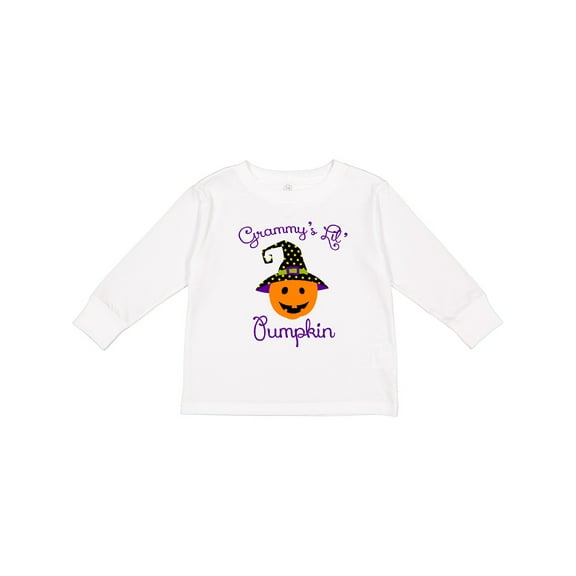 Inktastic Grammy's Lil' Pumpkin Boys or Girls Long Sleeve Toddler T-Shirt