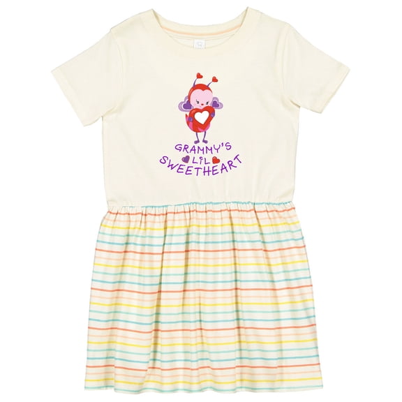 Inktastic Grammy's Lil Sweetheart Girls Toddler Dress