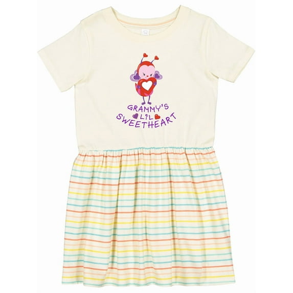 Inktastic Grammy's Lil Sweetheart Girls Toddler Dress