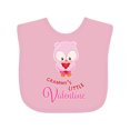 thumbnail image 1 of Inktastic Grammy's Little Valentine Boys or Girls Baby Bib, 1 of 4