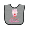 thumbnail image 1 of Inktastic Grammy's Little Valentine Boys or Girls Baby Bib, 1 of 4