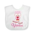thumbnail image 1 of Inktastic Grammy's Little Valentine Boys or Girls Baby Bib, 1 of 4
