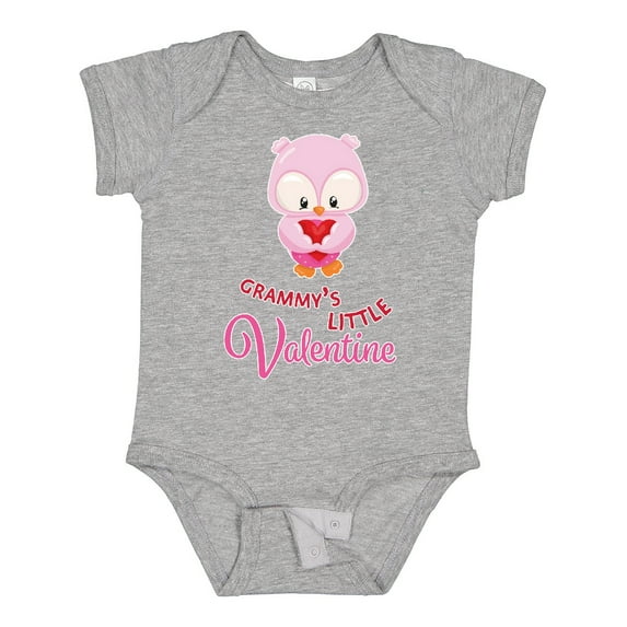 Inktastic Grammy's Little Valentine Boys or Girls Baby Bodysuit