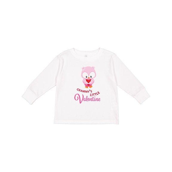 Inktastic Grammy's Little Valentine Boys or Girls Long Sleeve Toddler T-Shirt