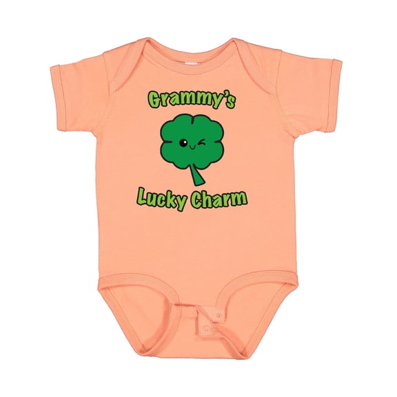 Inktastic Grammy's Lucky Charm Boys or Girls Baby Bodysuit