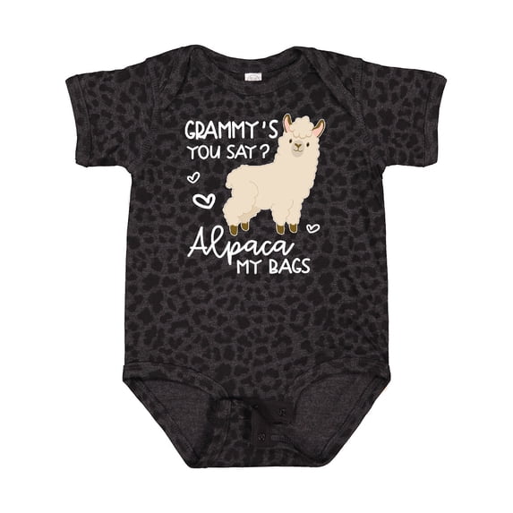 Inktastic Grammy's You Say Alpaca My Bags Boys or Girls Baby Bodysuit