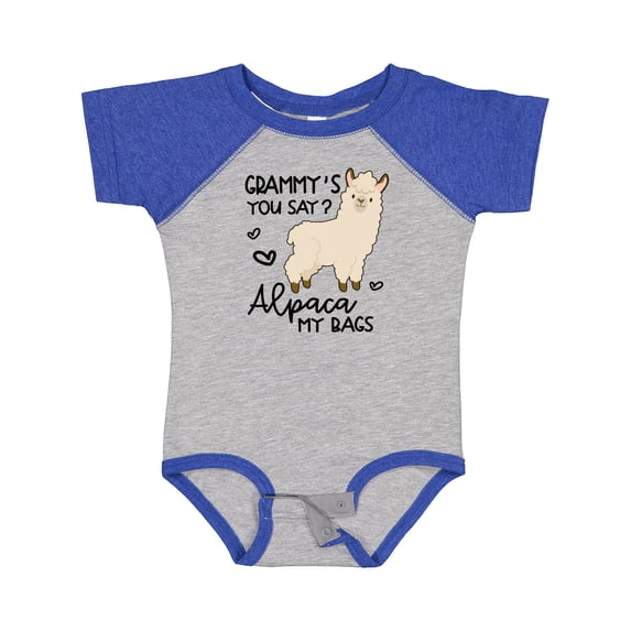 Inktastic Grammy's You Say Alpaca My Bags Boys or Girls Baby Bodysuit