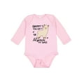 thumbnail image 1 of Inktastic Grammy's You Say Alpaca My Bags Boys or Girls Long Sleeve Baby Bodysuit, 1 of 5