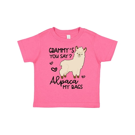 Inktastic Grammy's You Say Alpaca My Bags Boys or Girls Toddler T-Shirt