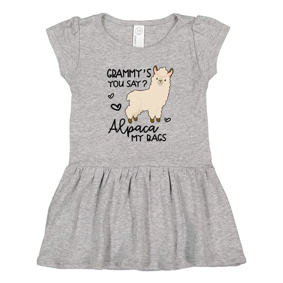 Inktastic Grammy's You Say Alpaca My Bags Girls Toddler Dress