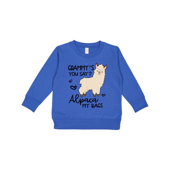 Inktastic Grammy's You Say Alpaca My Bags Toddler Sweatshirt