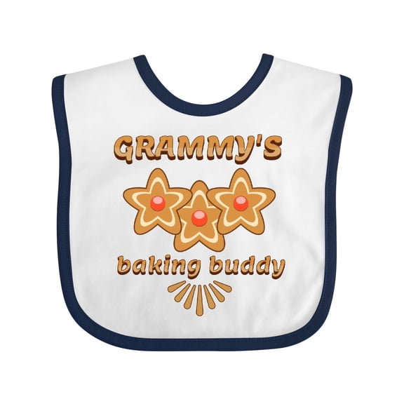 Inktastic Grammys Baking Buddy Grandchild Baker Boys or Girls Baby Bib