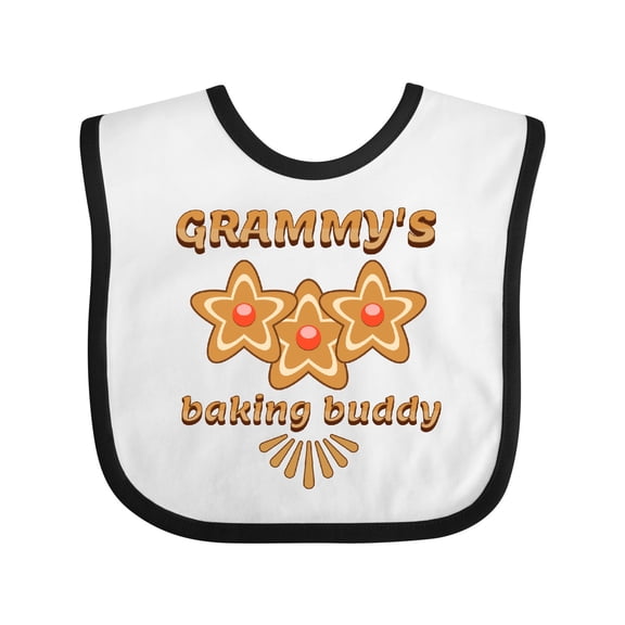 Inktastic Grammys Baking Buddy Grandchild Baker Boys or Girls Baby Bib