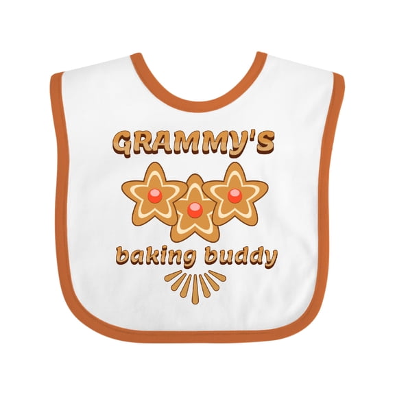 Inktastic Grammys Baking Buddy Grandchild Baker Boys or Girls Baby Bib