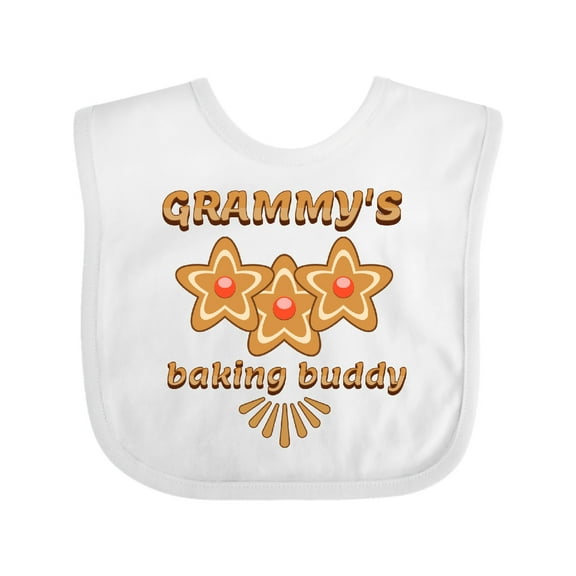 Inktastic Grammys Baking Buddy Grandchild Baker Boys or Girls Baby Bib