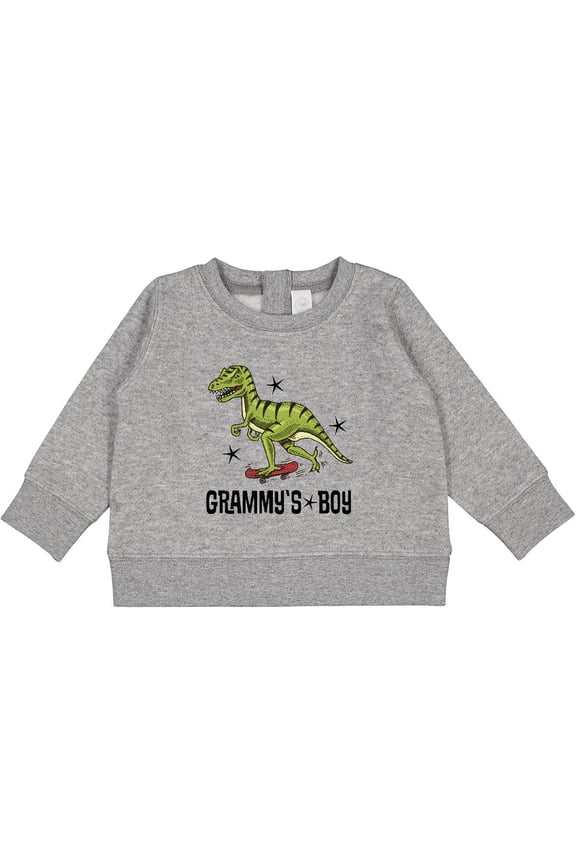 Grammys Boy Grandson Dinosaur Baby Sweatshirt