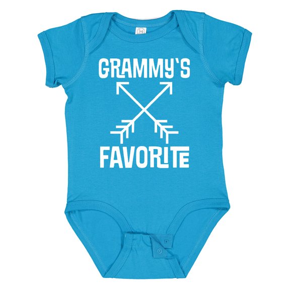 Inktastic Grammys Favorite Grandson Childs Gift Boys or Girls Baby Bodysuit