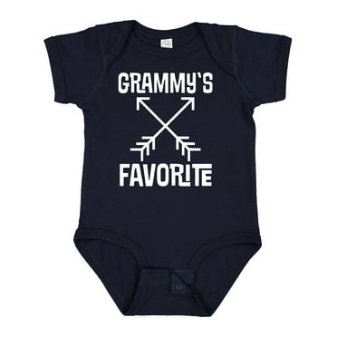 Inktastic Grammys Favorite Grandson Childs Gift Boys or Girls Baby Bodysuit