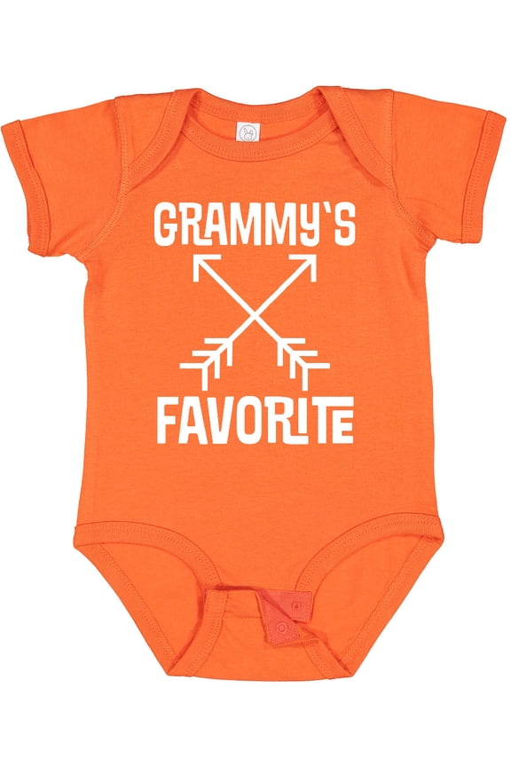 Grammys Favorite Grandson Childs Gift Boys or Girls Baby Bodysuit