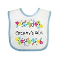 thumbnail image 1 of Inktastic Grammys Girl Bright Flowers Girls Baby Bib, 1 of 4