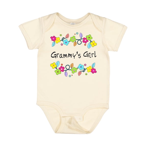 Inktastic Grammys Girl Bright Flowers Girls Baby Bodysuit
