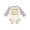 thumbnail image 1 of Inktastic Grammys Girl Bright Flowers Girls Long Sleeve Baby Bodysuit, 1 of 5