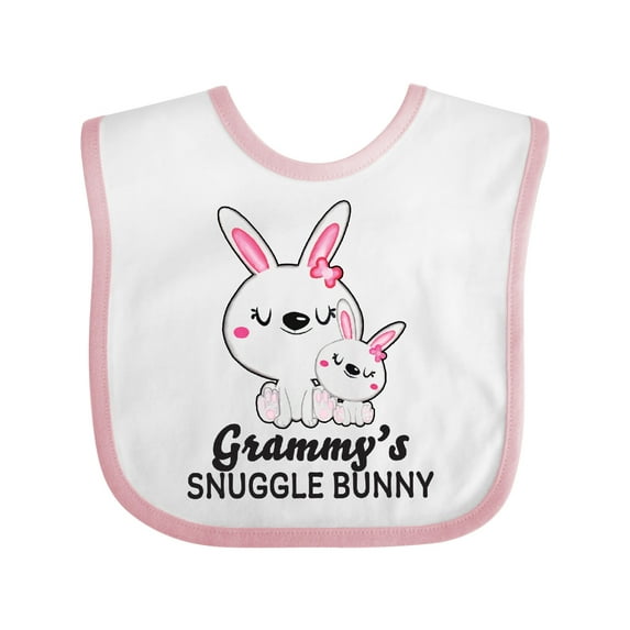 Inktastic Grammys Snuggle Bunny Easter Girls Baby Bib