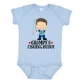 thumbnail image 1 of Inktastic Grampa Fishing Buddy Boys Boys Baby Bodysuit, 1 of 5