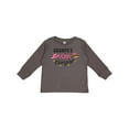 thumbnail image 1 of Inktastic Grampas Little Cowgirl with Cowgirl Hat and Boots Girls Long Sleeve Toddler T-Shirt, 1 of 5