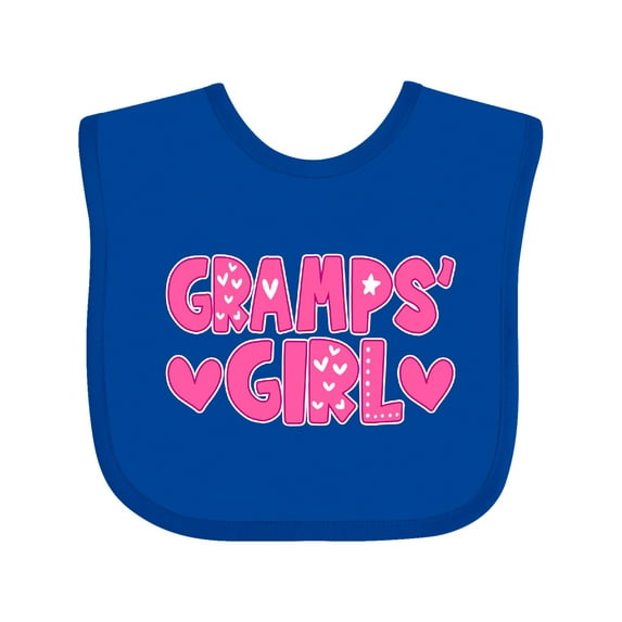Inktastic Gramps' Girl Granddaughter Girls Baby Bib