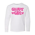 thumbnail image 1 of Inktastic Gramps' Girl Granddaughter gift Long Sleeve Youth T-Shirt, 1 of 5