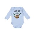 thumbnail image 1 of Inktastic Gramps Loves Me Cute Sloth and Baby Boys or Girls Long Sleeve Baby Bodysuit, 1 of 5