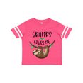 thumbnail image 1 of Inktastic Gramps Loves Me Cute Sloth and Baby Boys or Girls Toddler T-Shirt, 1 of 5