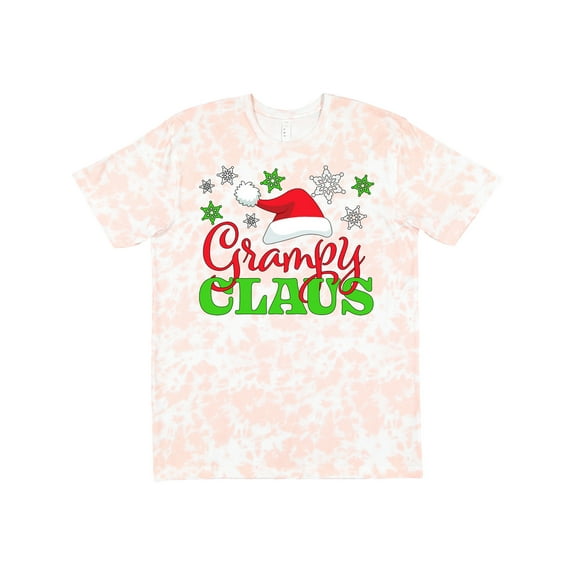 Inktastic Grampy Claus with Christmas Santa Hat and Snowflakes T-Shirt