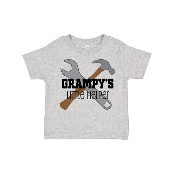 Inktastic Grampy Grandpa's Little Helper Boys Toddler T-Shirt