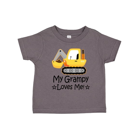 Inktastic Grampy Loves Me Grandson Truck Boys Toddler T-Shirt