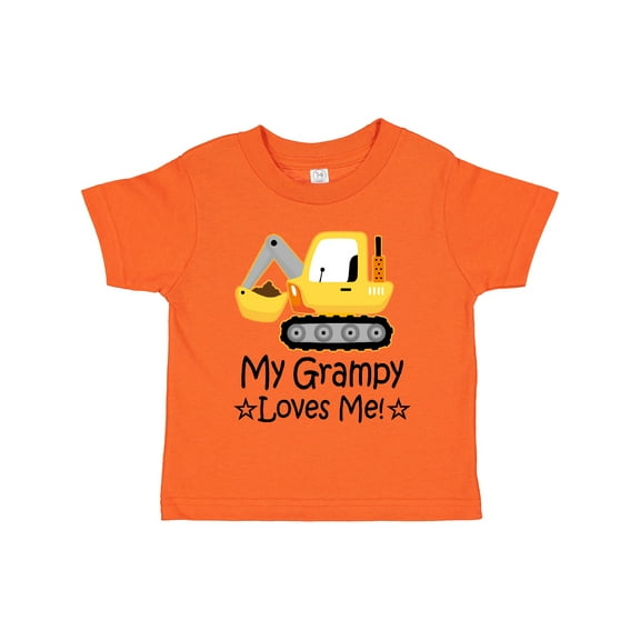 Inktastic Grampy Loves Me Grandson Truck Boys Toddler T-Shirt