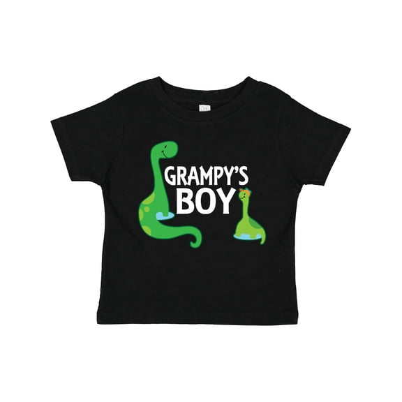 Inktastic Grampy's Boy Grandson Dinosaur Boys Toddler T-Shirt