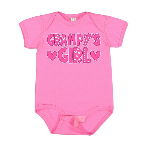 Inktastic Grampy's Girl Granddaughter Girls Baby Bodysuit