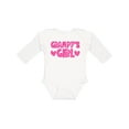 thumbnail image 1 of Inktastic Grampy's Girl Granddaughter Girls Long Sleeve Baby Bodysuit, 1 of 5