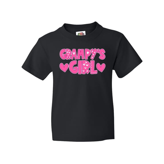Inktastic Grampy's Girl Granddaughter Gift Youth T-Shirt