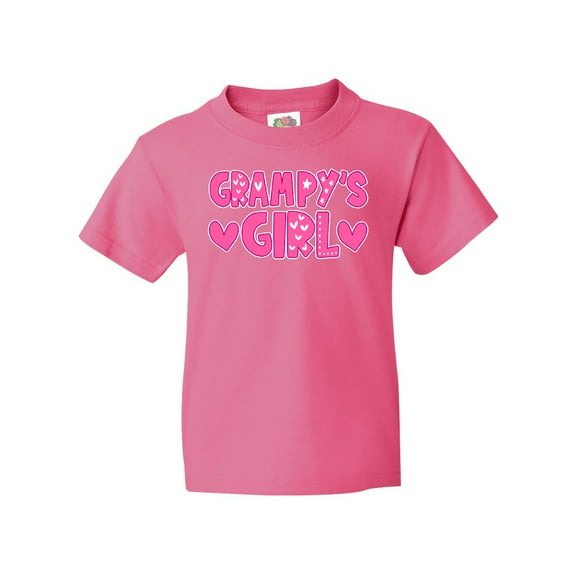 Inktastic Grampy's Girl Granddaughter Gift Youth T-Shirt