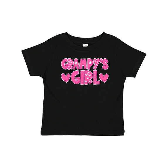 Inktastic Grampy's Girl Granddaughter Girls Baby T-Shirt