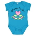 thumbnail image 1 of Inktastic Grampy's Girl Heart Flowers Girls Baby Bodysuit, 1 of 5